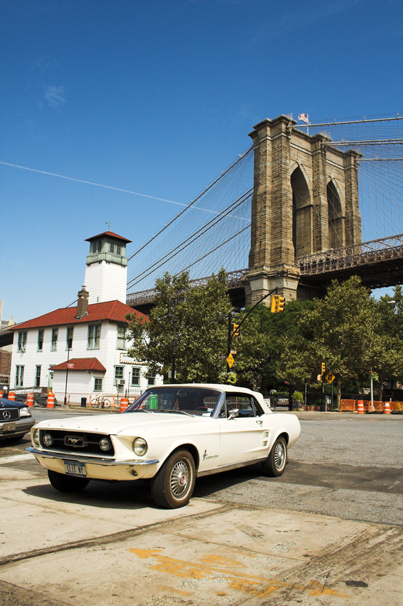 NYC15.jpg - Brooklyn Bridge und geiler Mustang!