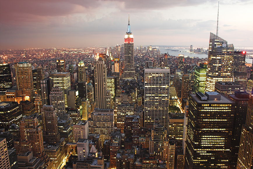 NYC40.jpg - Blick nach Lower Manhattan vom Rockefeller Building